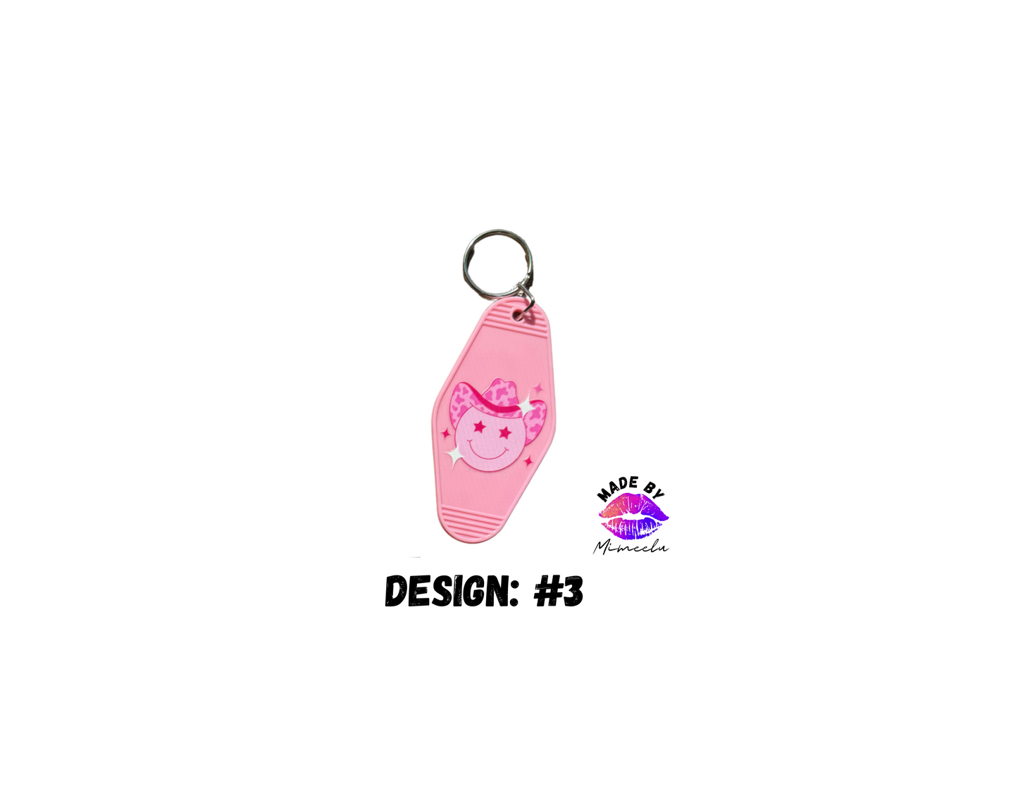 Disco Cowgirl Motel Keychains