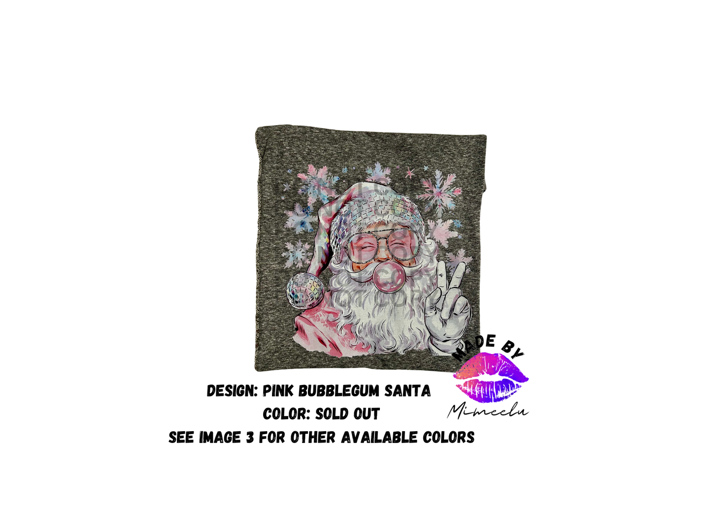 Pink Bubblegum Santa
